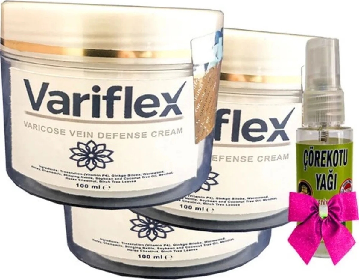 Süper Variflex Krem 100 ml x 3 Adet + ve Çörek Otu Yağı 30 ml