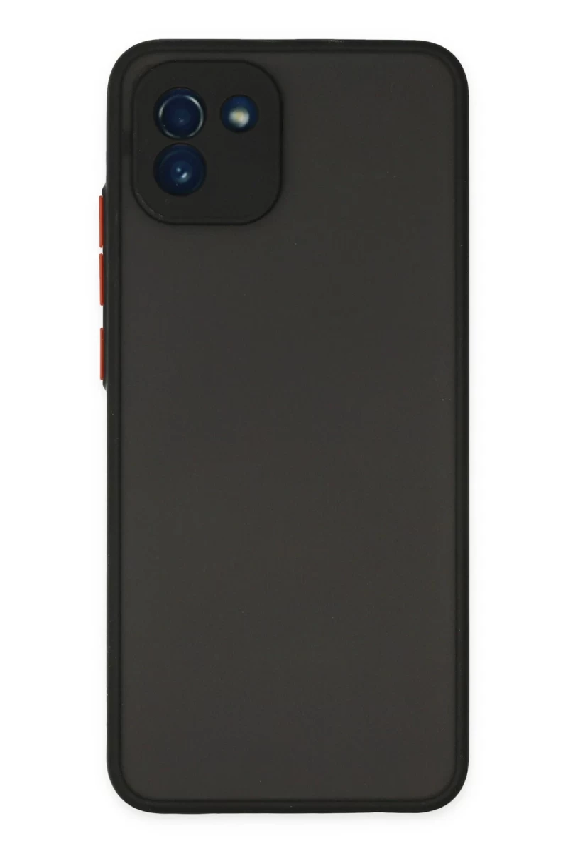 Samsung Galaxy A03 Uyumlu Kılıf Montreal Silikon Kapak - Siyah