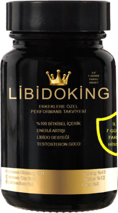 Libidoking 30 Kapsüllü Erkeklerin Pe.nislerine Bakım Ürünü **kingkong Hissi**