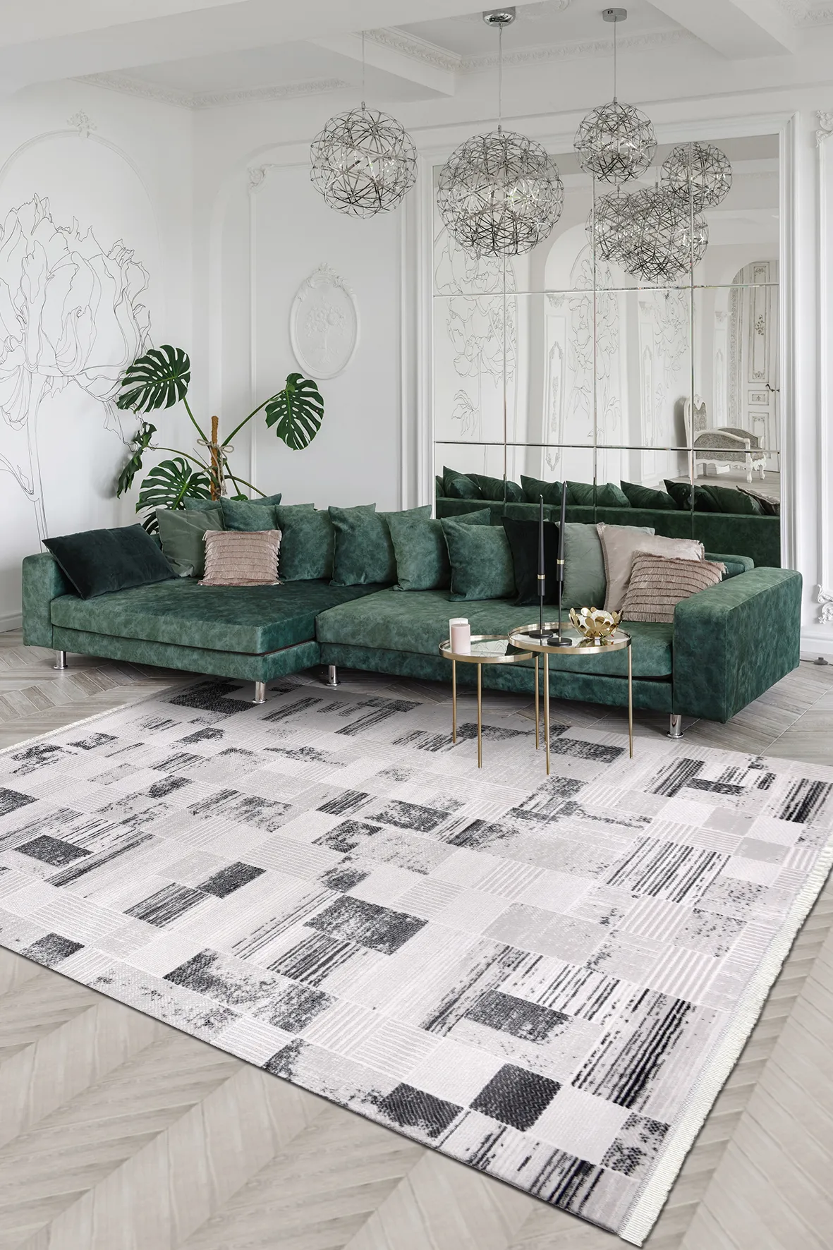 YoudayHomeCollection KİSRA Model Oturma Odası Halısı · EBAT: 200X200