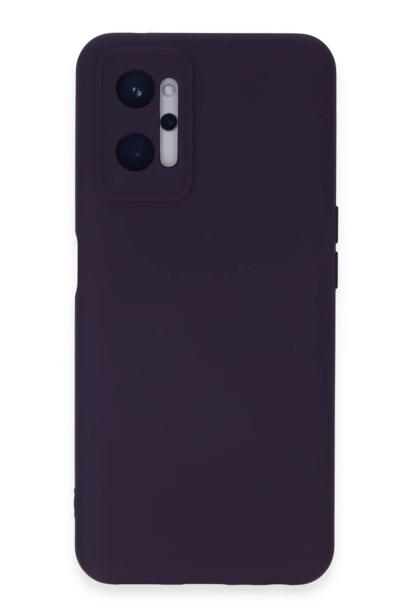 Realme 9i 4G Uyumlu Kılıf Nano içi Kadife Silikon - Mor