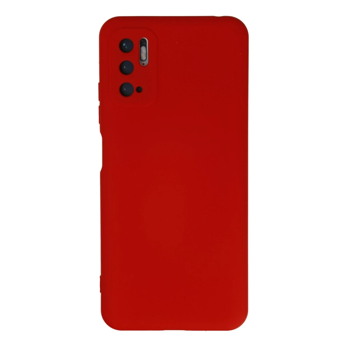 Xiaomi Redmi Note 10 5G Kılıf Nano içi Kadife Silikon - Kırmızı