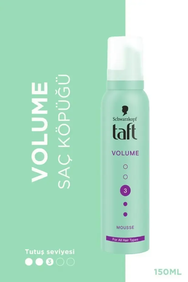 Saç Köpüğü Güçlü Tutuş ve Hacimli Saçlar - Volume Köpük 150 Ml