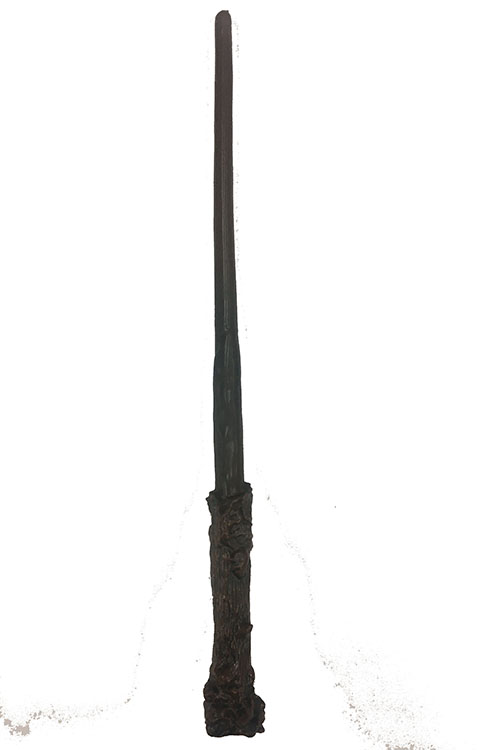 Harry Potter Asası 30 cm ve Siyah Çerçeveli Harry Potter Gözlüğü Seti