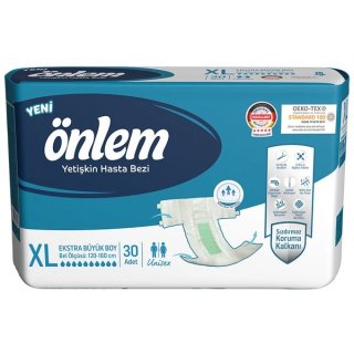 Belbantlı Yetişkin Hasta Bezi - XL - 120 Adet, 4 Paket