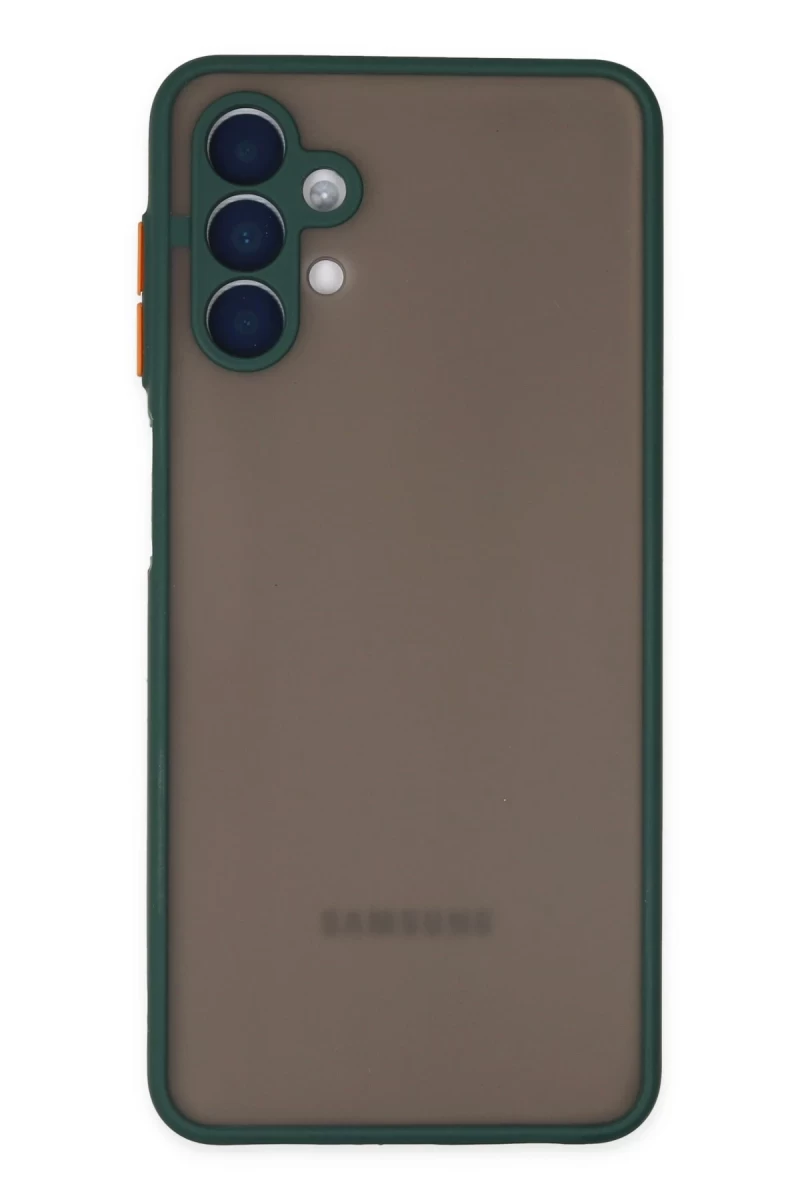 Samsung Galaxy A04S Uyumlu Kılıf Montreal Silikon Kapak - Yeşil