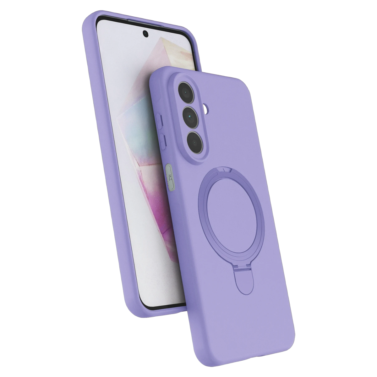 Samsung Galaxy A27 5G Regal Magsafe Standlı Kapak - Lila