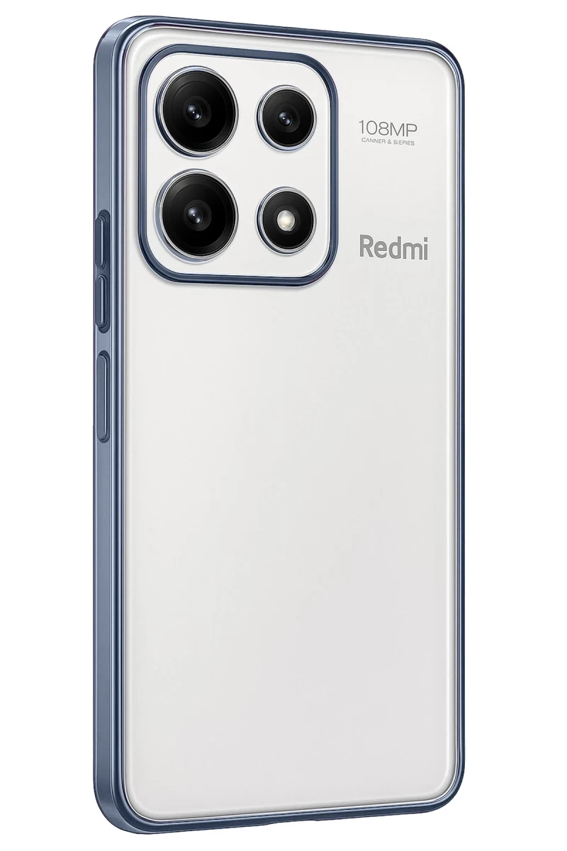 Xiaomi Poco X6 Pro Uyumlu Kılıf Lensli Silikon - Açık Mavi