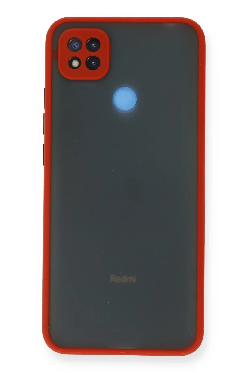 Xiaomi Redmi 9C Uyumlu Kılıf Montreal Silikon Kapak - Kırmızı