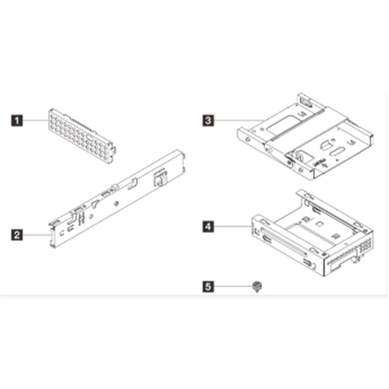 LENOVO ST45 V3 1x3.5 HDD + ODD Cage Kit 4XF7A96626