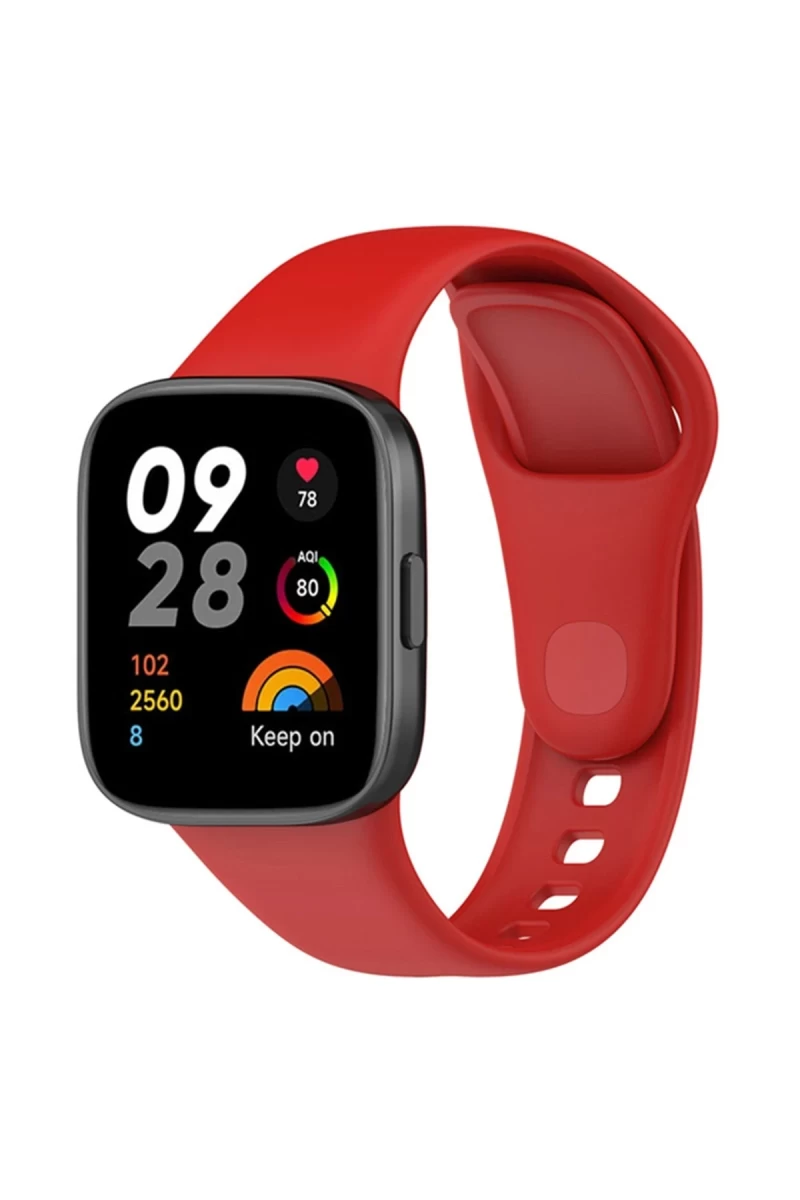 Xiaomi Redmi Watch 3 Klasik Kordon - Kırmızı