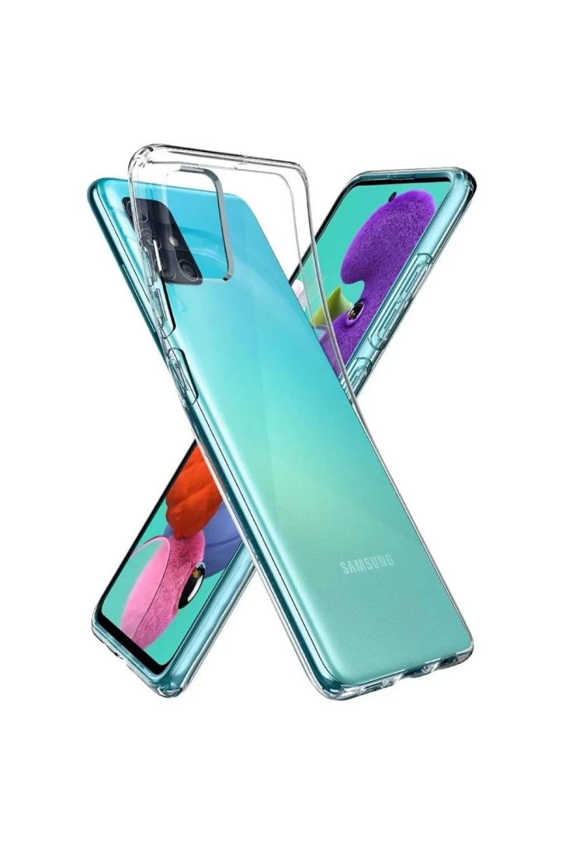 Samsung Galaxy A03S Uyumlu Kılıf Lüx Şeffaf Silikon