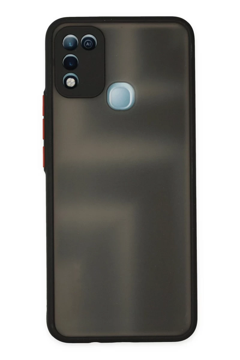 İnfinix Hot 10 Play Uyumlu Kılıf Montreal Silikon Kapak - Siyah