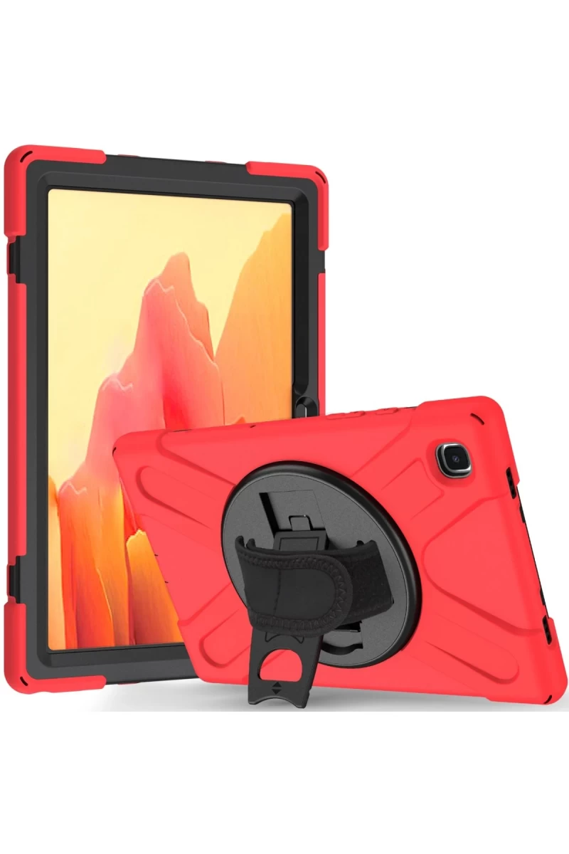 Samsung Galaxy T500 Tab A7 10.4 Kılıf Amazing Tablet Kapak - Kırmızı
