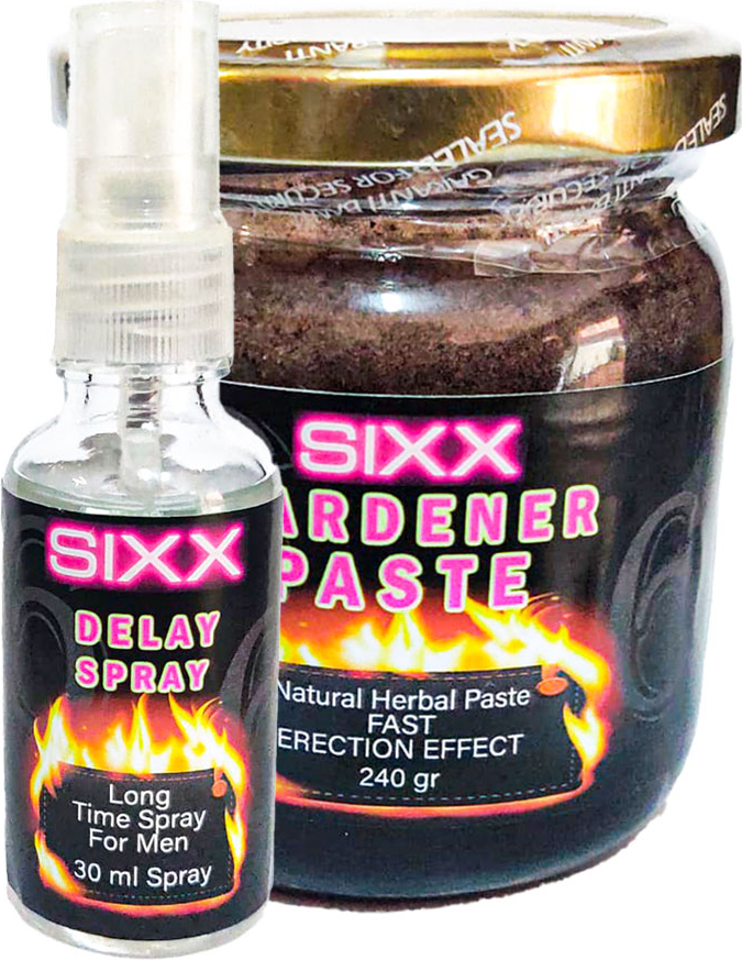 Sixx Deıay 30 ml Sprey + Erkeklere Ekstra Destek Özel Macun 240 gr