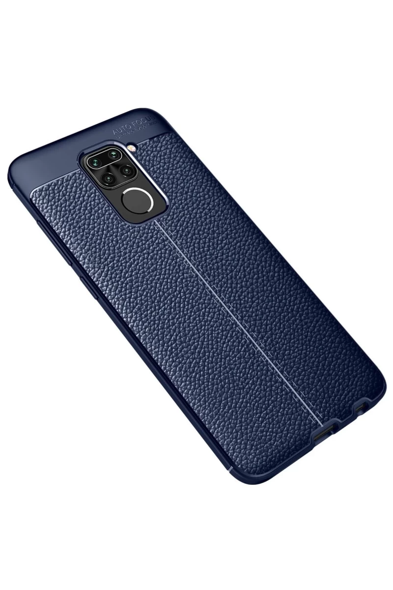 Xiaomi Redmi Note 9 Uyumlu Kılıf Auto Focus Kapak - Lacivert