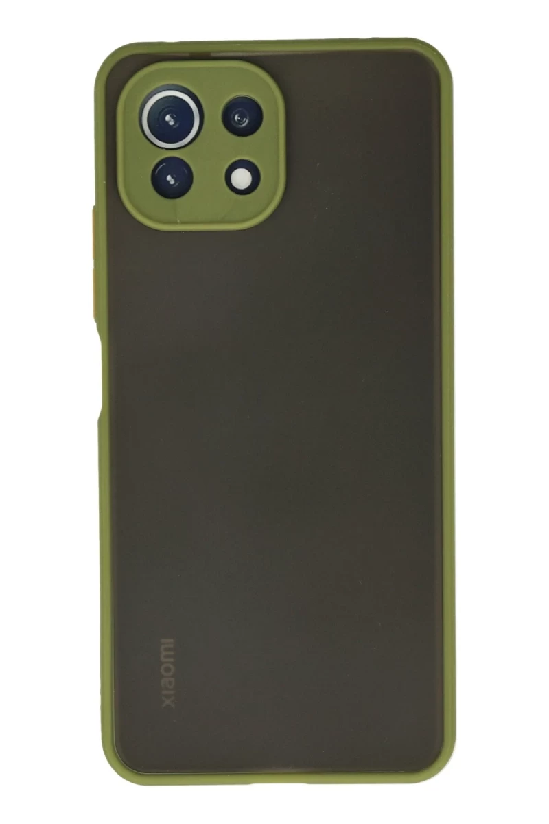 Xiaomi Mİ 11 Lite Uyumlu Kılıf Montreal Silikon Kapak - Açık Yeşil