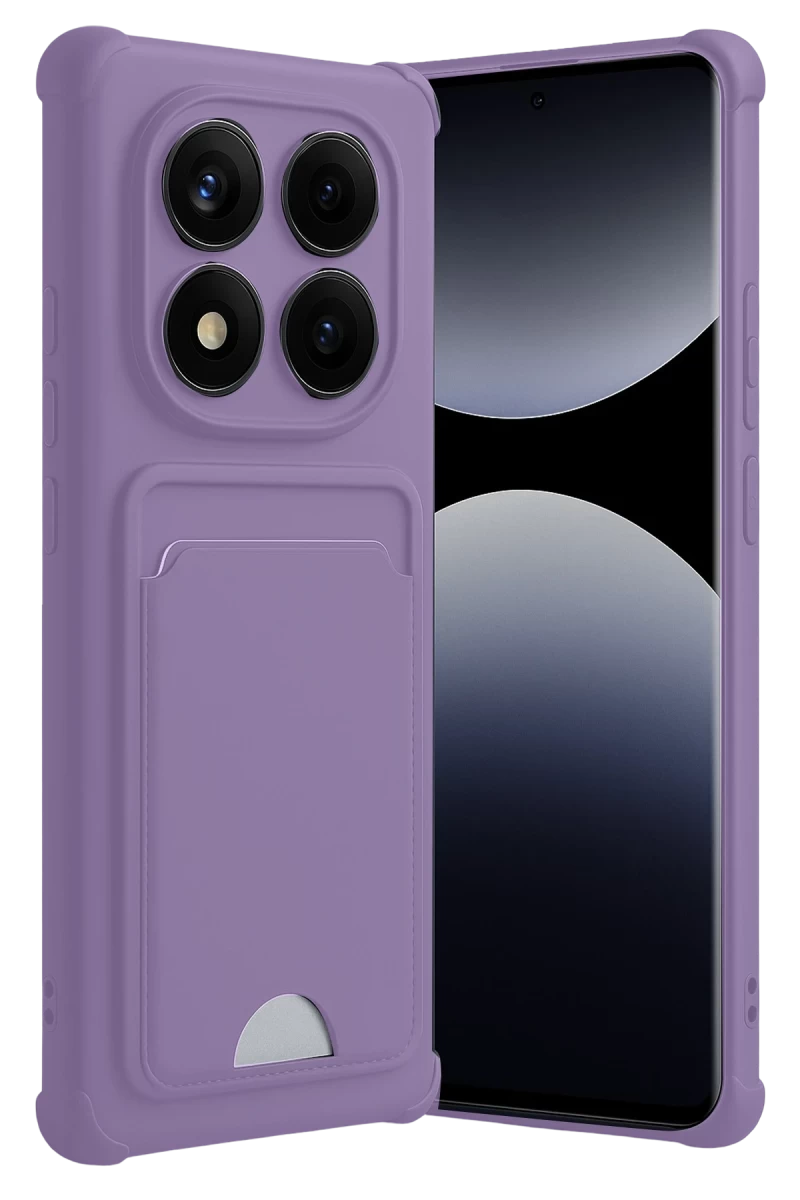Xiaomi Redmi Note 14 Pro 4G Uyumlu Kelvin Kartvizitli Silikon - Lila