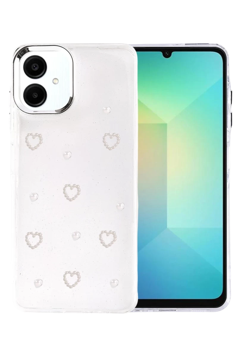 Samsung Galaxy A07 4G Uyumlu Fiyonk Desenli Kapak - Desen 10
