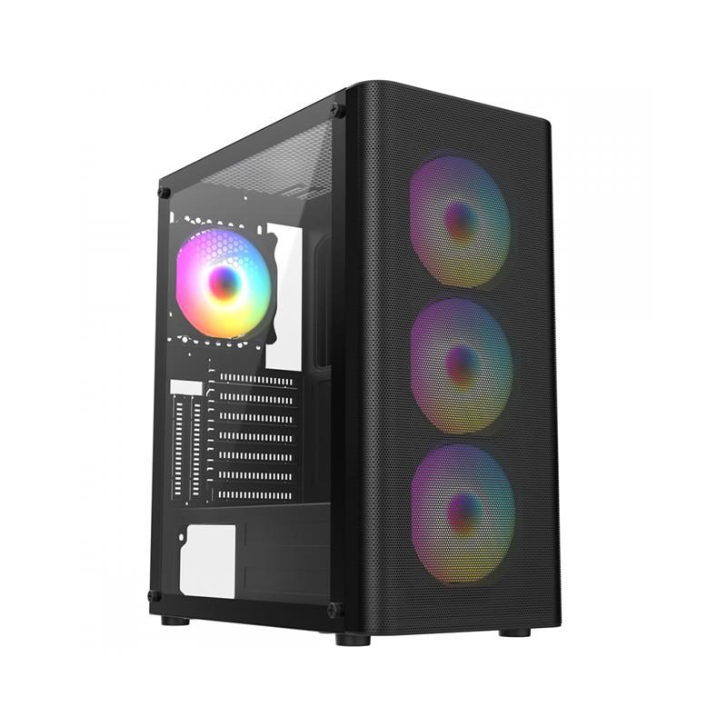 FRISBY FC-9385G 550W 4X8120MM FAN GAMİNG SİYAH KASA