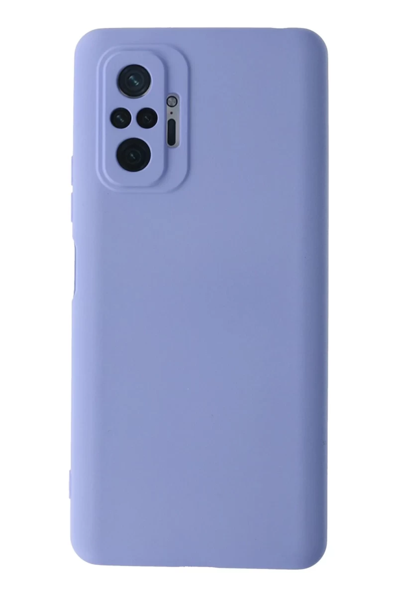 Xiaomi Redmi Note 10 Pro Uyumlu Kılıf Nano içi Kadife Silikon - Lila
