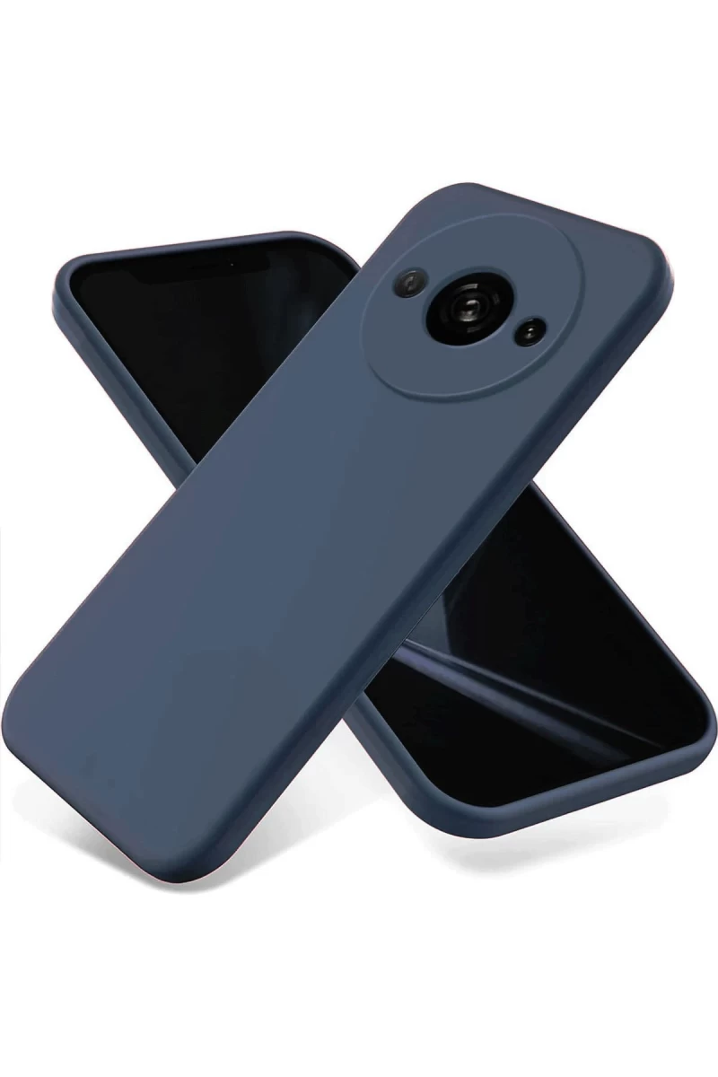 Xiaomi Redmi A3 4G Uyumlu Kılıf First Silikon - Lacivert