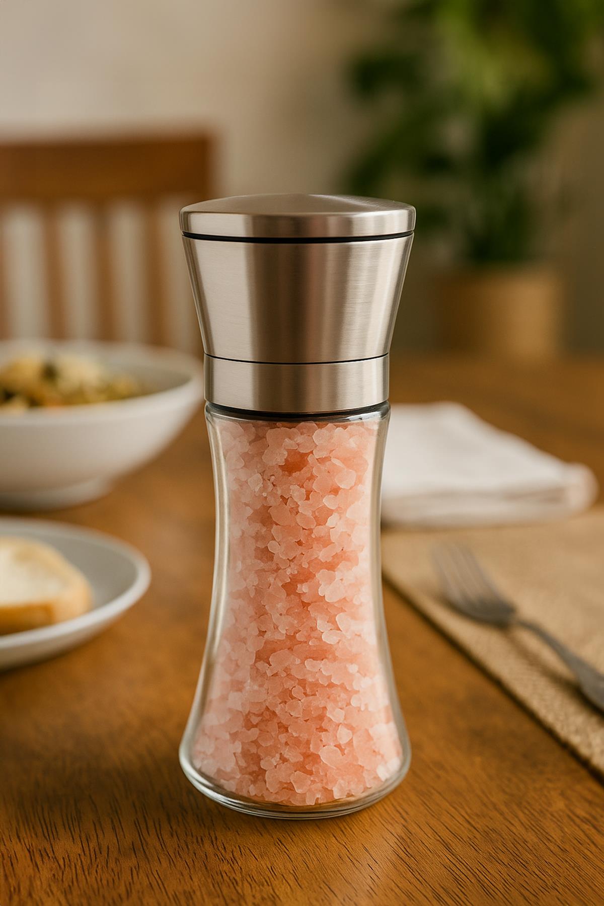 Cam Metal Kapaklı Baharat Öğütücü 250 ml