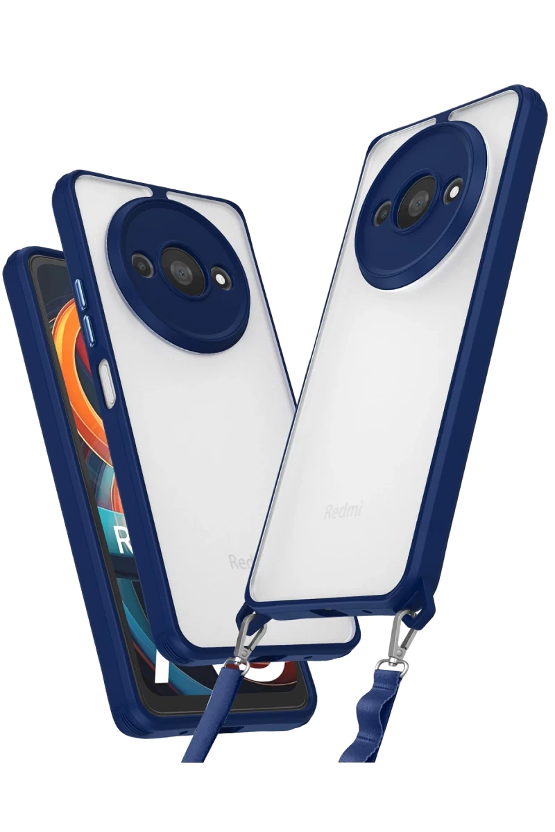 Xiaomi Redmi A3 4G Uyumlu Kılıf Penta Silikon Kılıf - Lacivert
