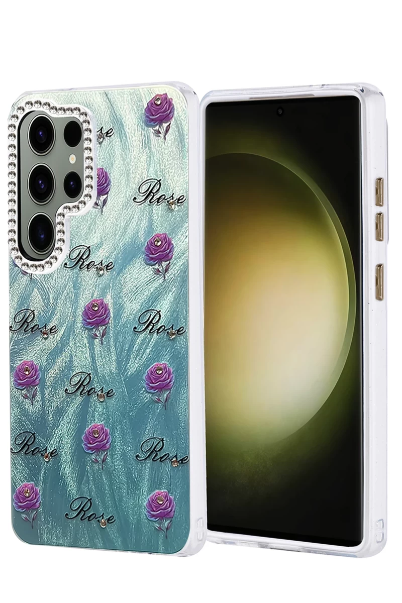 Samsung Galaxy S25 Ultra Uyumlu Kılıf Blade Aynalı Desenli Kapak - Desen 9