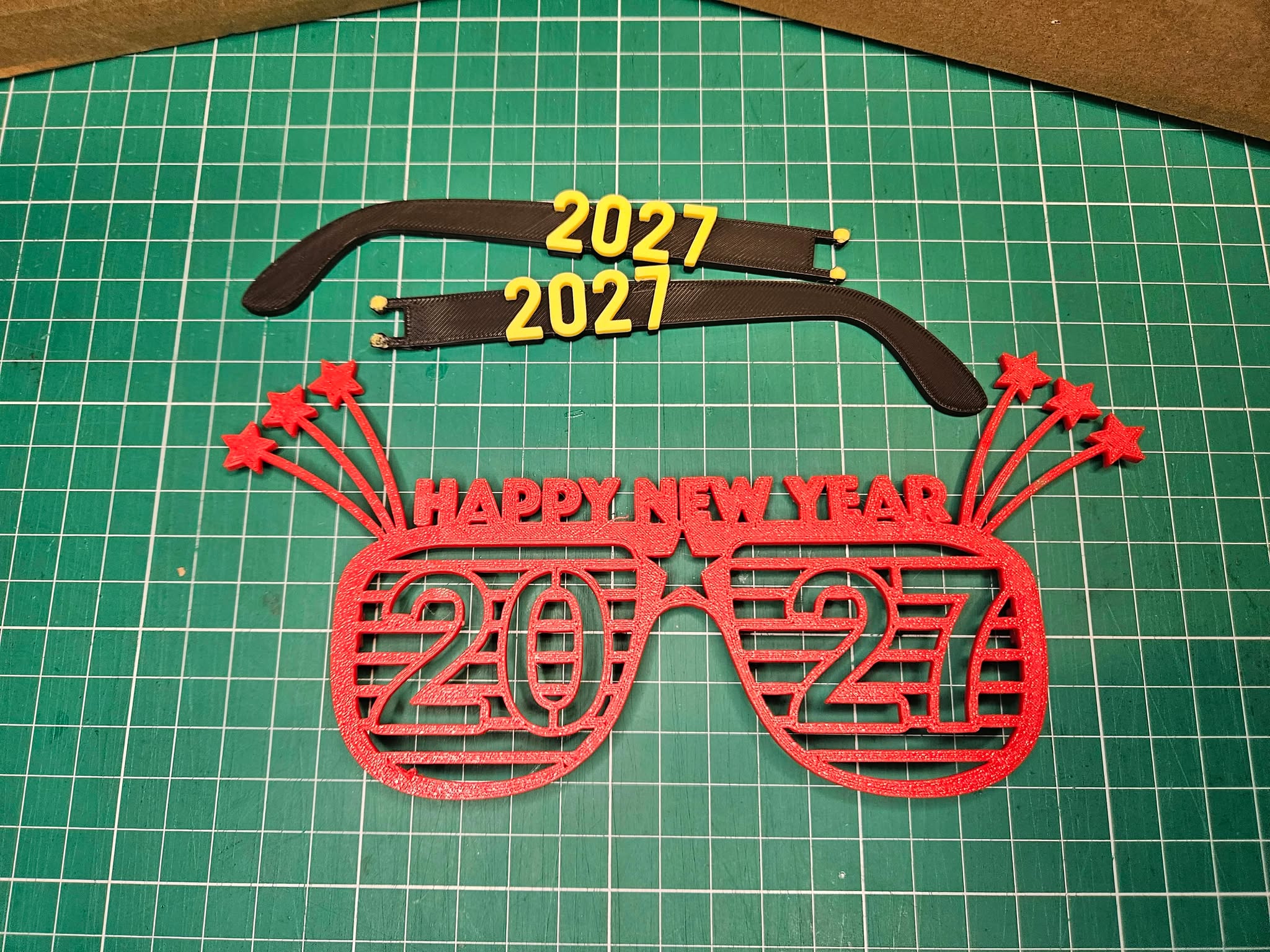 2027 Yılbaşı Parti Gözlüğü Yeni Yıl Eğlence Gözlüğü Parti Aksesuarı