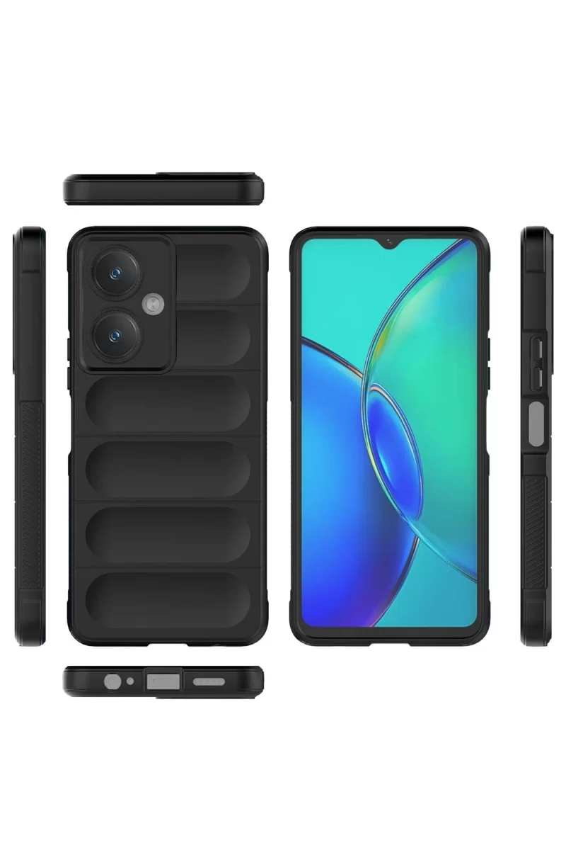Vivo Y27 Uyumlu Kılıf Optimum Silikon - Krem