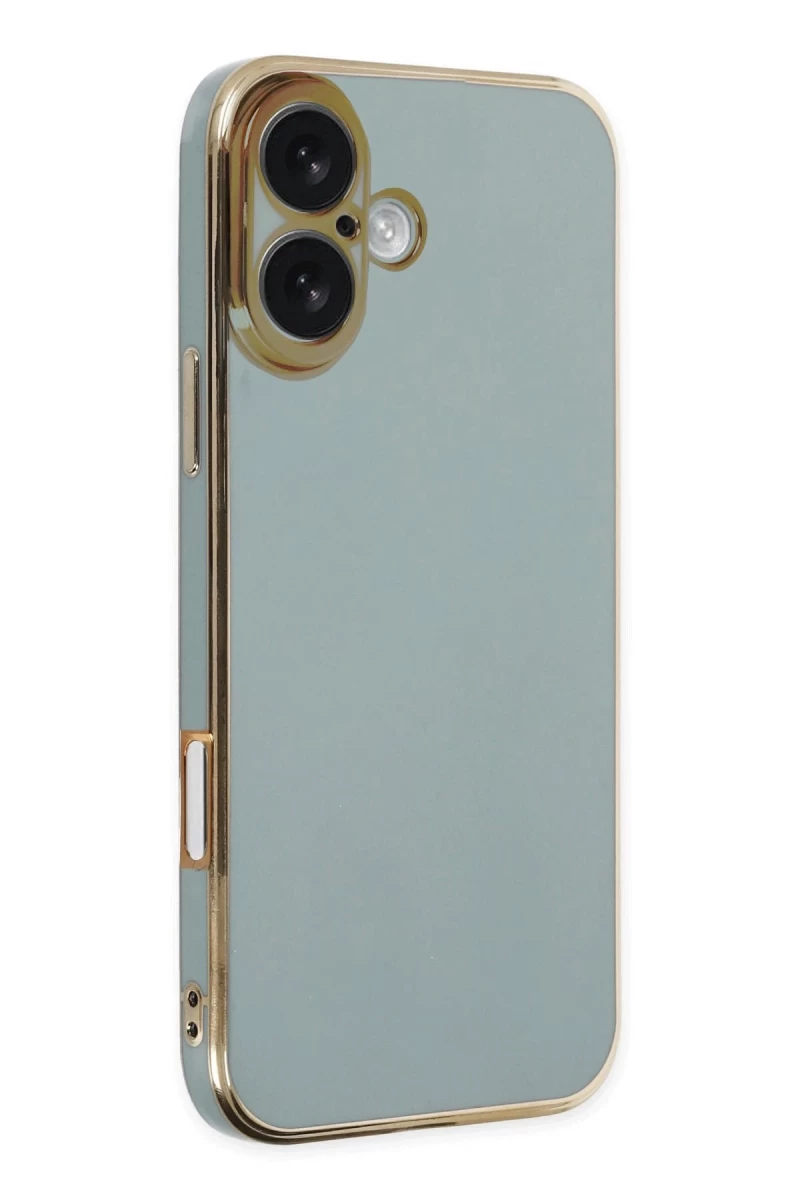 Apple iPhone 16 Uyumlu Kılıf Volet Silikon - Açık Yeşil