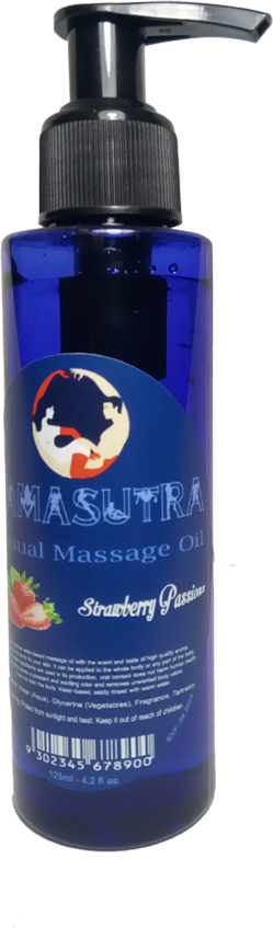 Kamasutra Çilek Aromalı Masaj Yağı 125ML / Kamasutra Strawberry Flavored Massage Oil 125ML