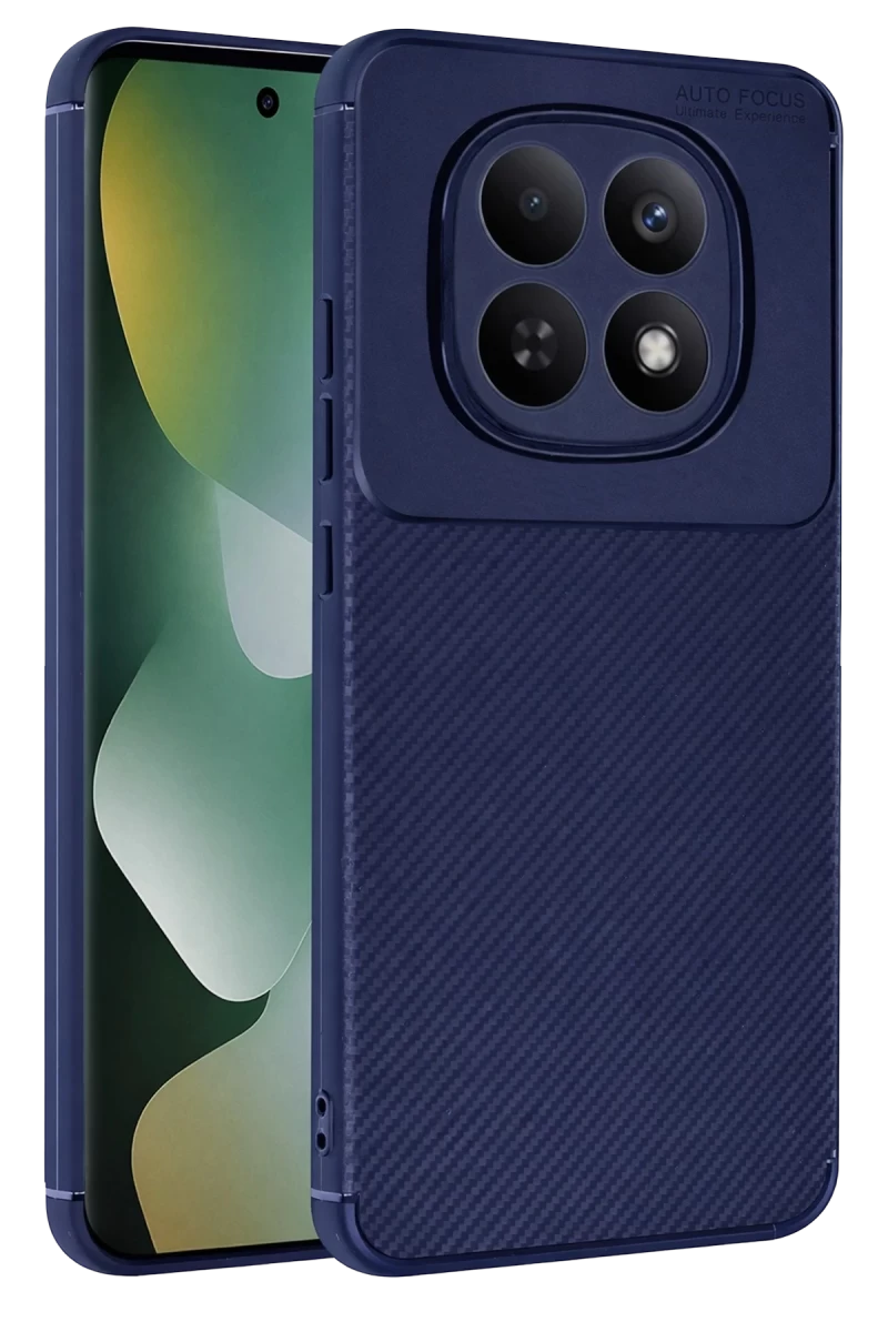 Xiaomi Redmi Note 15 Pro Plus 5G Uyumlu Auto Focus Karbon Kapak - Lacivert