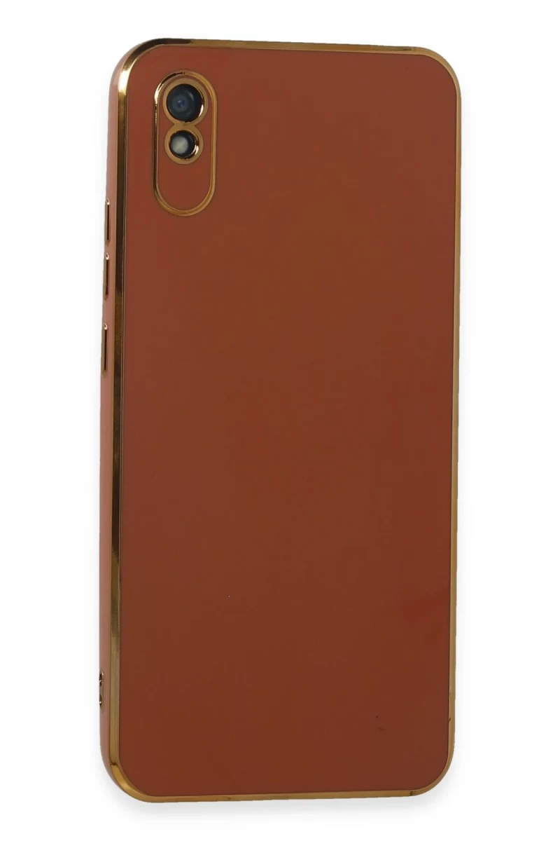 Xiaomi Redmi 9A Uyumlu Kılıf Volet Silikon - Kırmızı