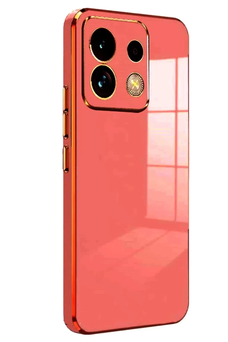 Xiaomi Redmi Note 13 5G Uyumlu Kılıf Volet Silikon - Kırmızı