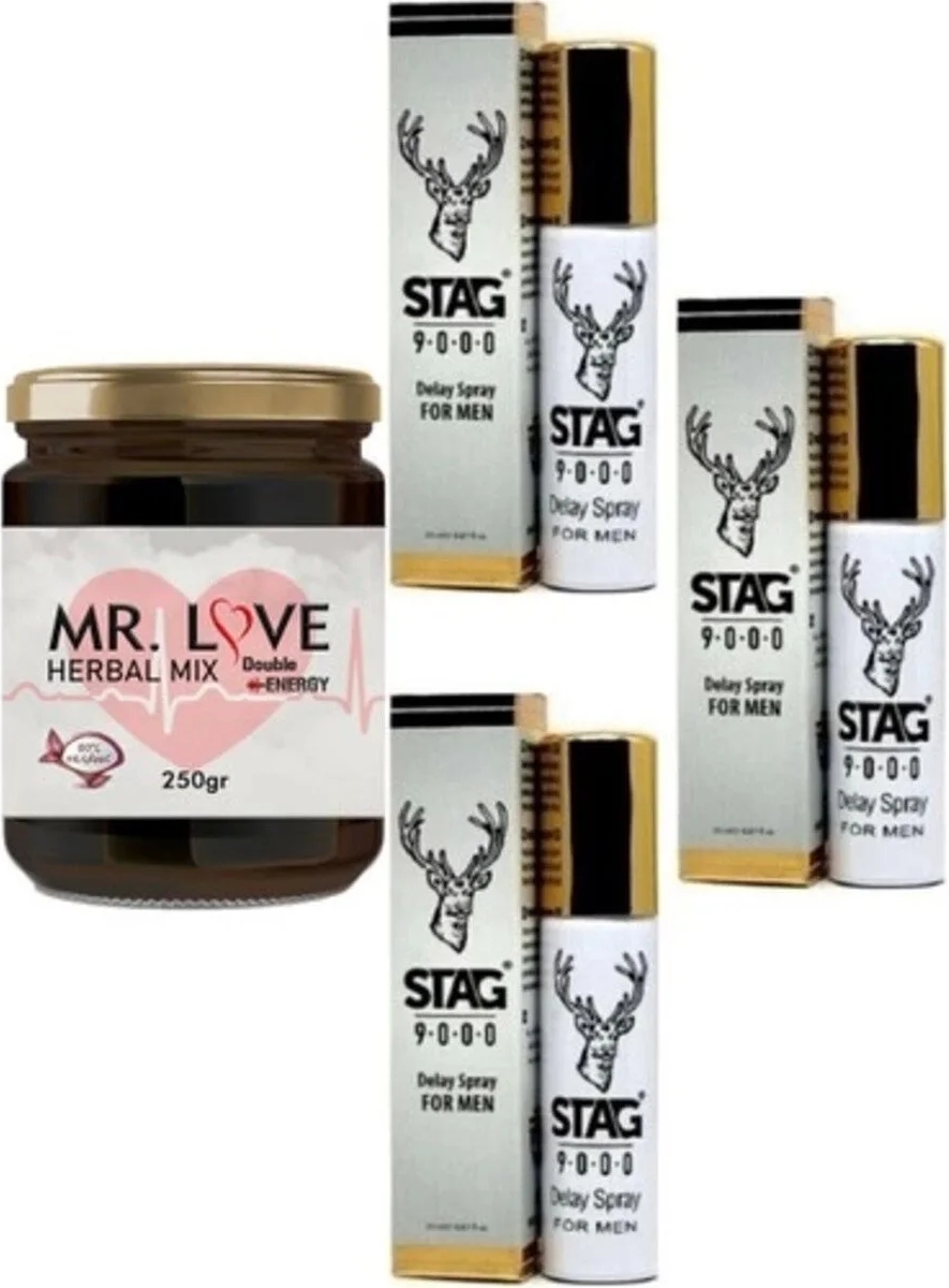 Süper Mrlove Ginsengli 250 gr ve Spray 3 Adet 1 gr
