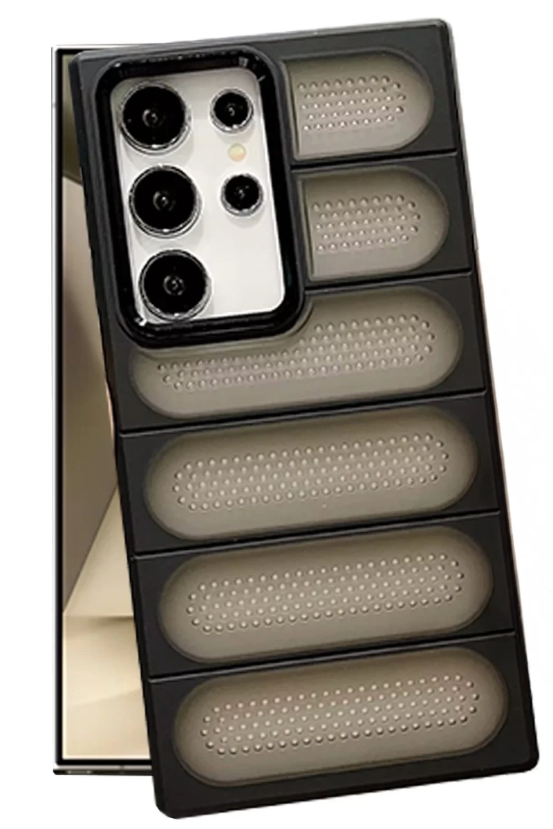 Samsung Galaxy S24 Ultra Uyumlu Kılıf Airmax Silikon Kapak - Siyah