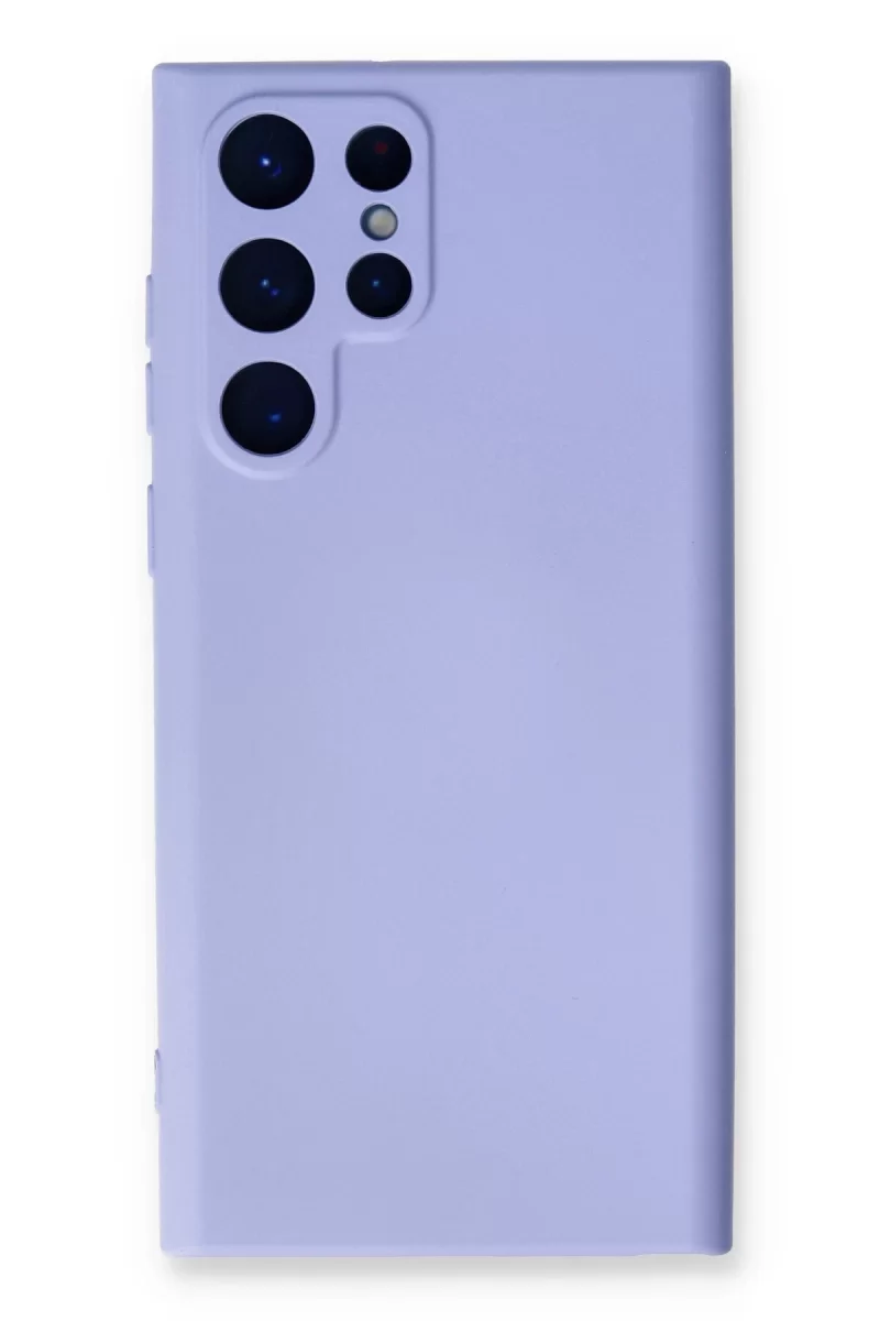 Samsung Galaxy S24 Ultra Uyumlu Kılıf Nano içi Kadife Silikon - Lila