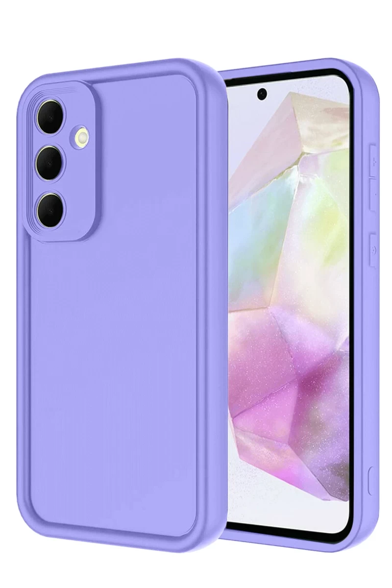 Samsung Galaxy A17 5G Uyumlu Viera Silikon - Lila