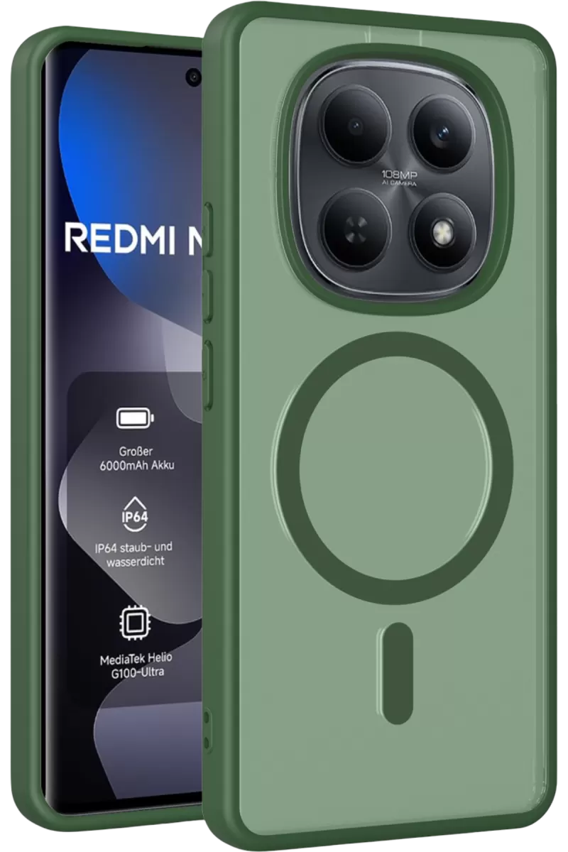 Joko Xiaomi Redmi Note 15 4G Uyumlu Jota Magsafe Kapak - Koyu Yeşil
