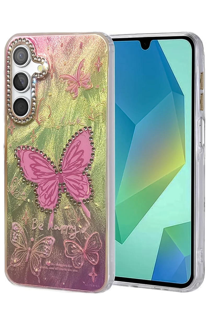 Samsung Galaxy S24 FE Uyumlu Kılıf Blade Aynalı Desenli Kapak - Desen 5