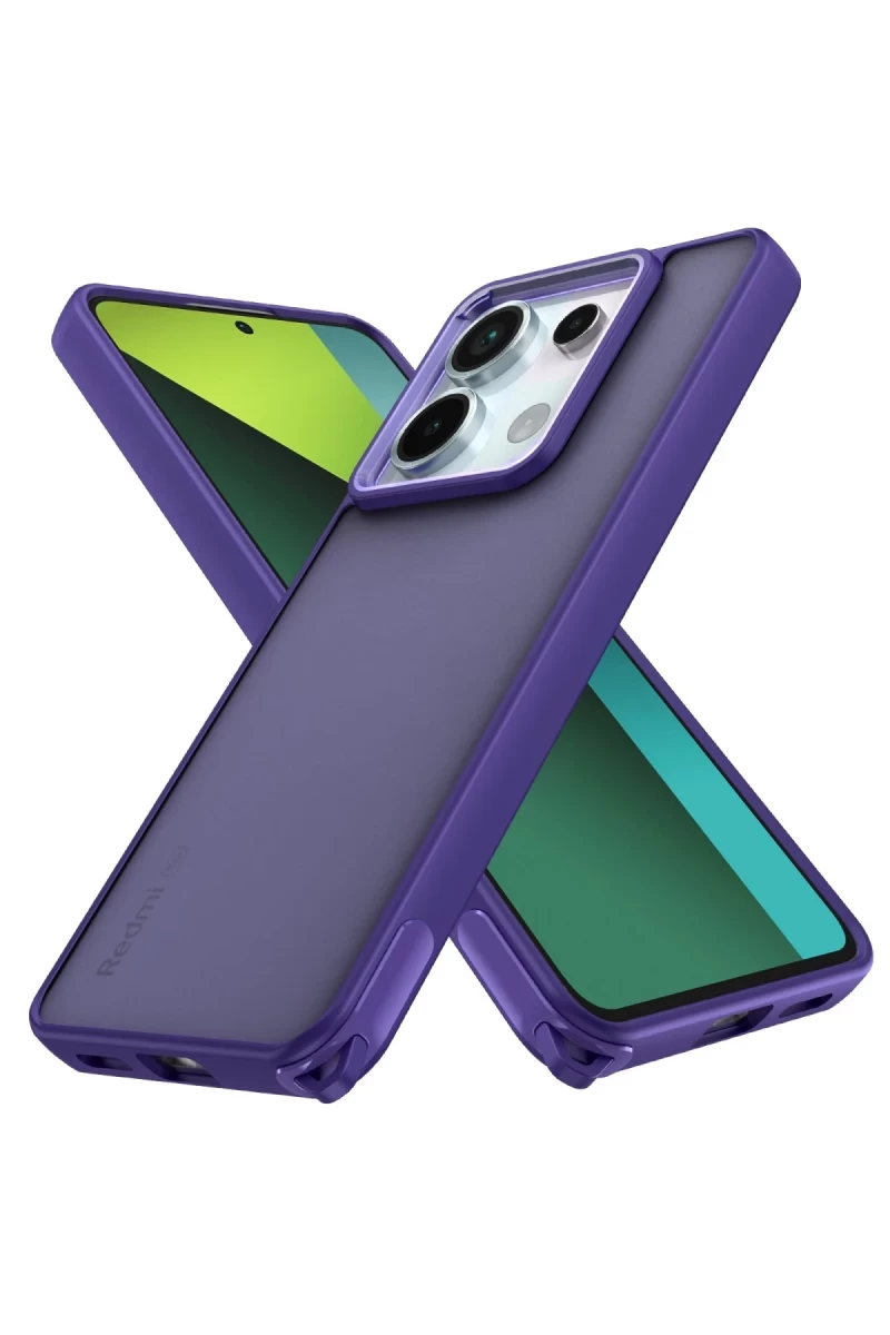 Xiaomi Redmi Note 13 Pro 5G Uyumlu Kılıf Elegant Kapak - Derin Mor