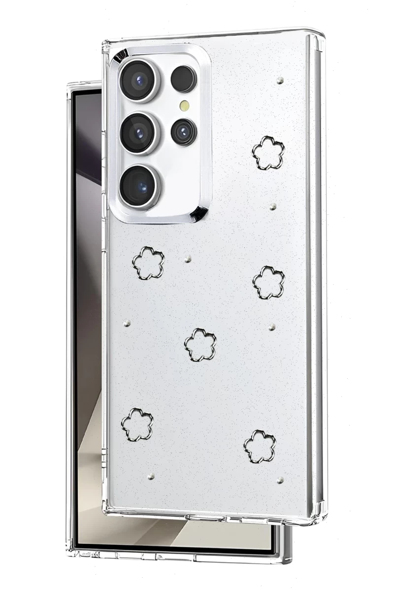 Samsung Galaxy S25 Ultra Uyumlu Fiyonk Desenli Kapak - Desen 2