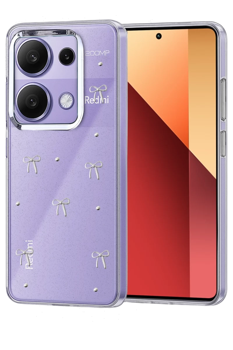 Xiaomi Redmi Note 13 Pro 4G Uyumlu Fiyonk Desenli Kapak - Desen 1