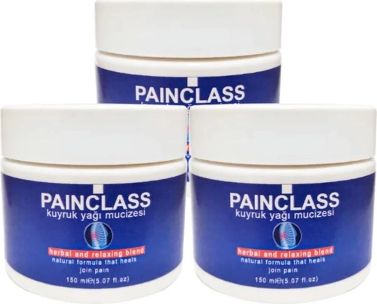 Painclass 3ADET 150 ml Büyük Boy Kuyruk Yağı Kremi