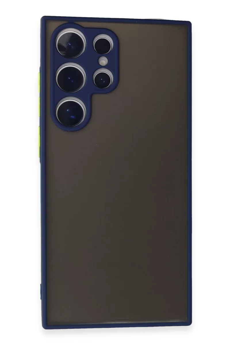 Samsung Galaxy S24 Ultra Uyumlu Kılıf Montreal Silikon Kapak - Lacivert