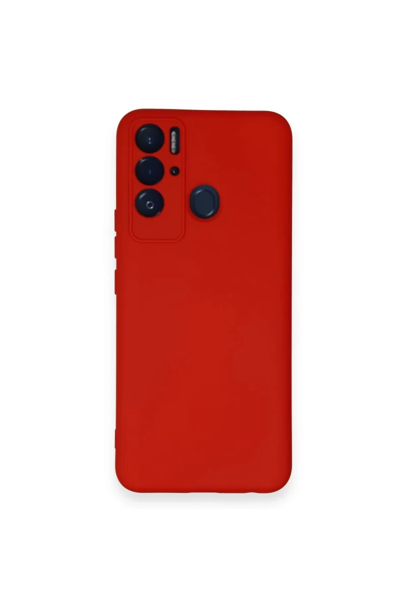 Tecno Pova Neo Kılıf Nano içi Kadife Silikon - Kırmızı
