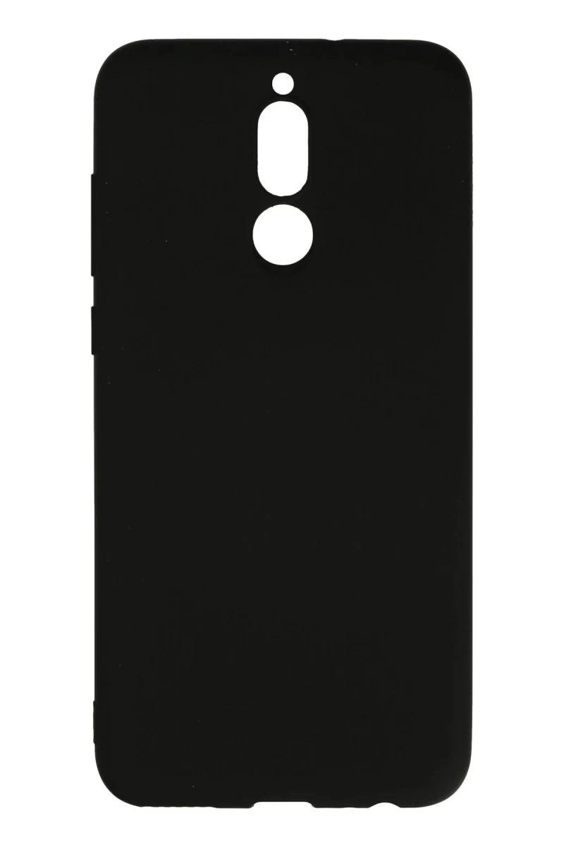 Huawei Mate 10 Lite Uyumlu Kılıf Nano içi Kadife Silikon - Siyah