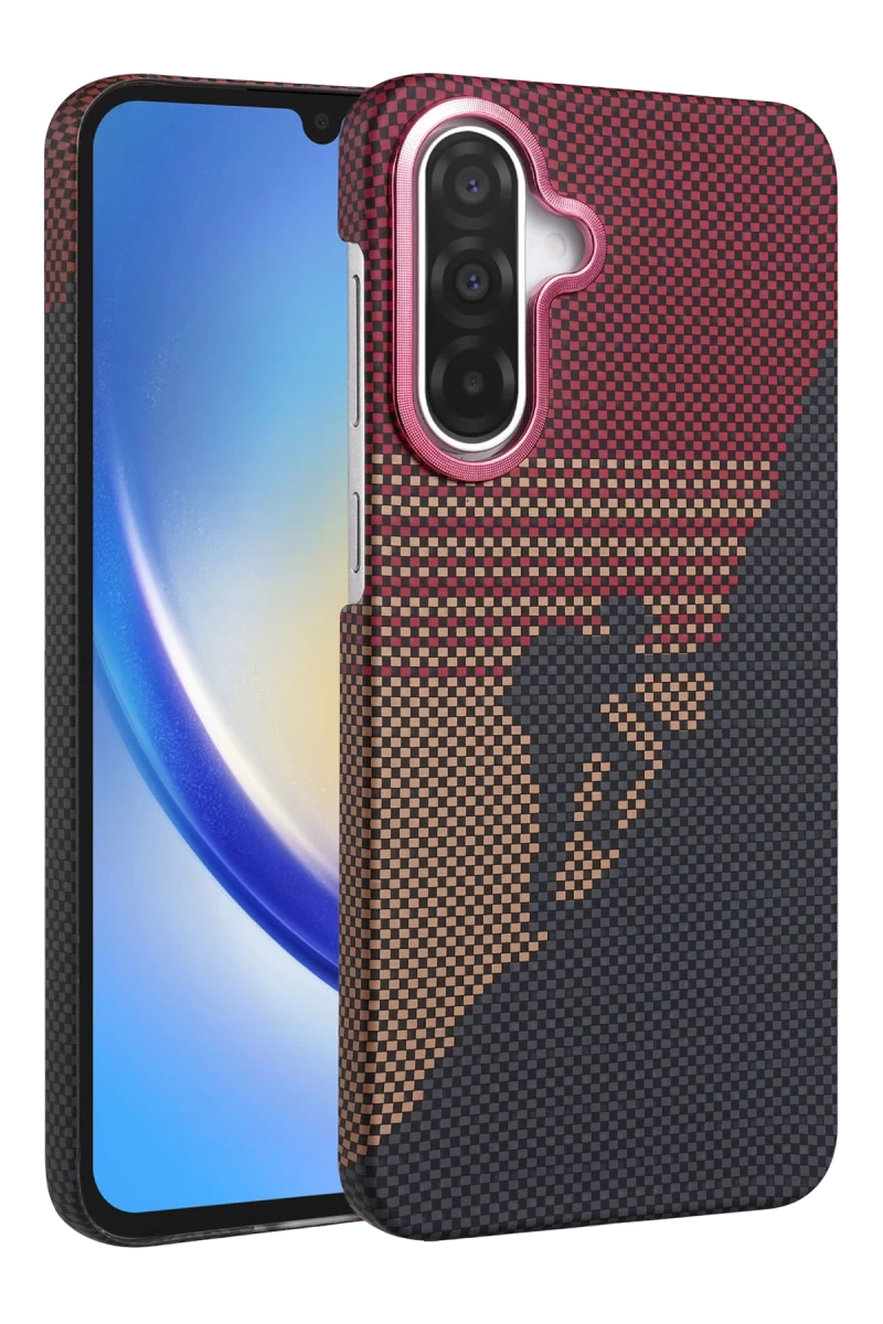 Samsung Galaxy A17 5G Uyumlu Vega Magsafe Kapak - Kırmızı
